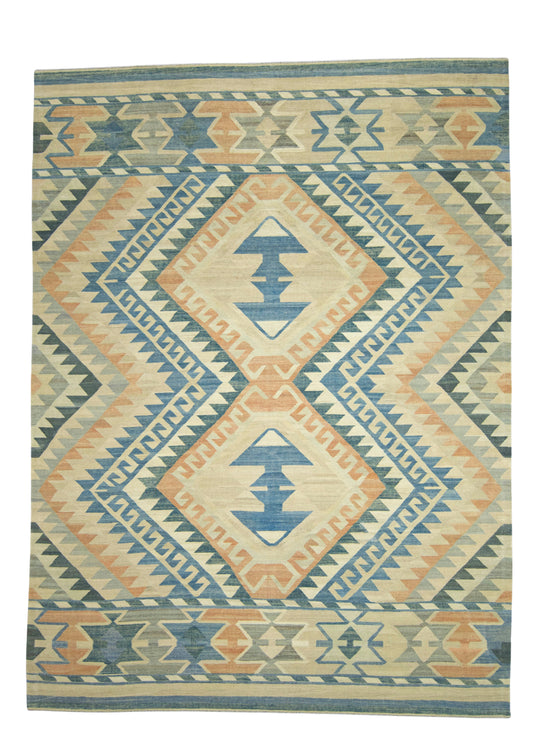 Turkish Kilim Oriental Handmade Flatweave 10'2" x 13'9" #18636