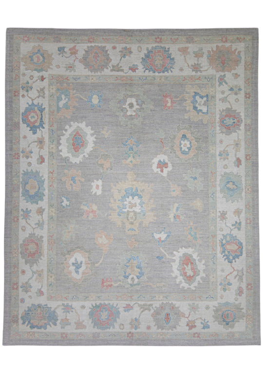 Turkish Oushak Rug 12'4" x 15'3" #17785
