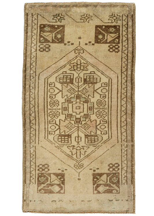 Turkish Yastik Rug  1'8" x  3'1" #22089
