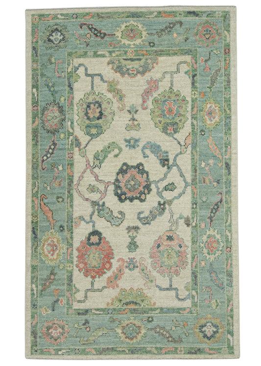 Turkish Oushak Rug 4' x 6'6" #20295