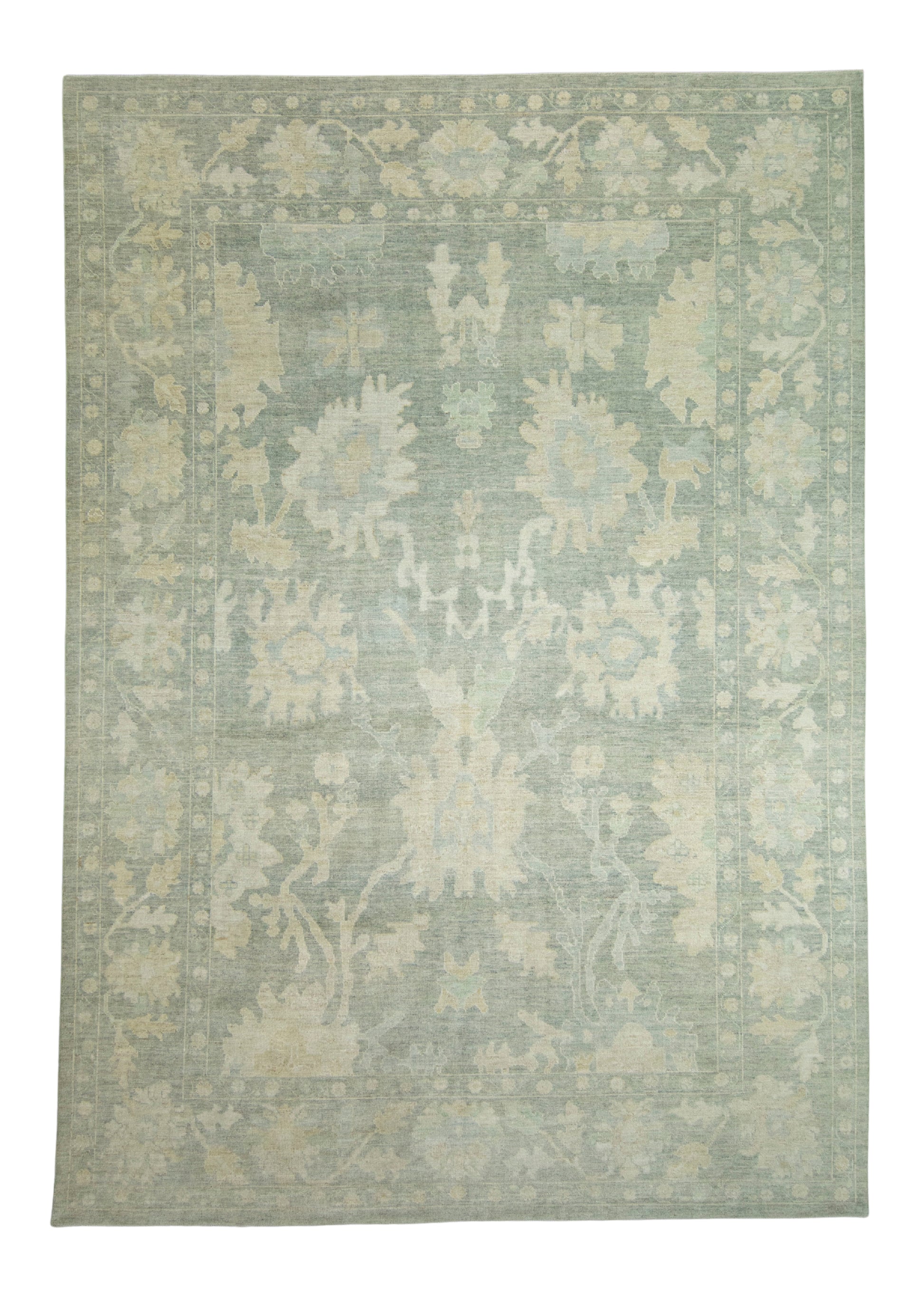 Turkish Oushak Rug 9'10" x 13'11" #18671