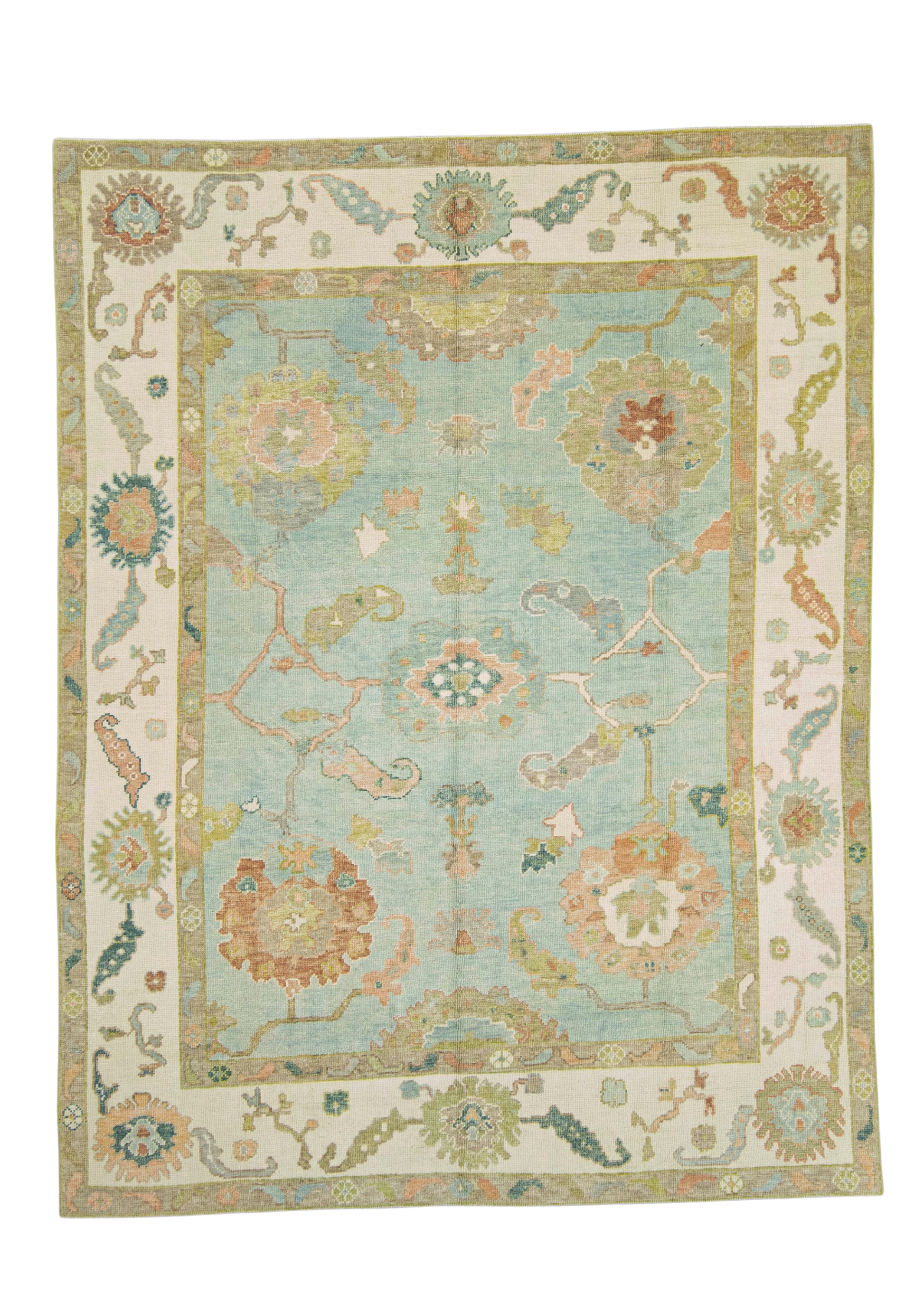 Turkish Oushak Rug 7'11" x 10'4" #22163