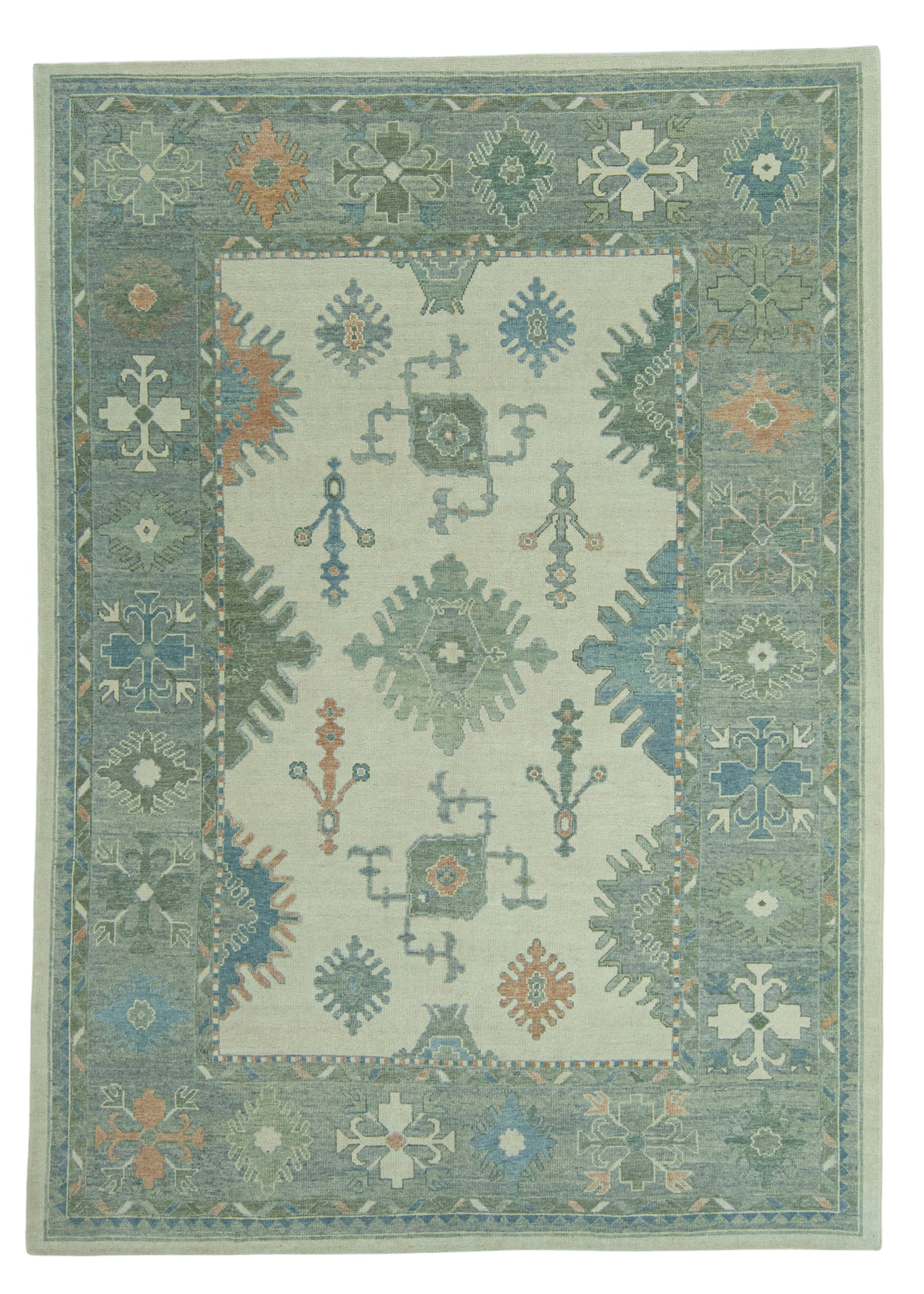Turkish Oushak Rug 9' x 12'8" #19231