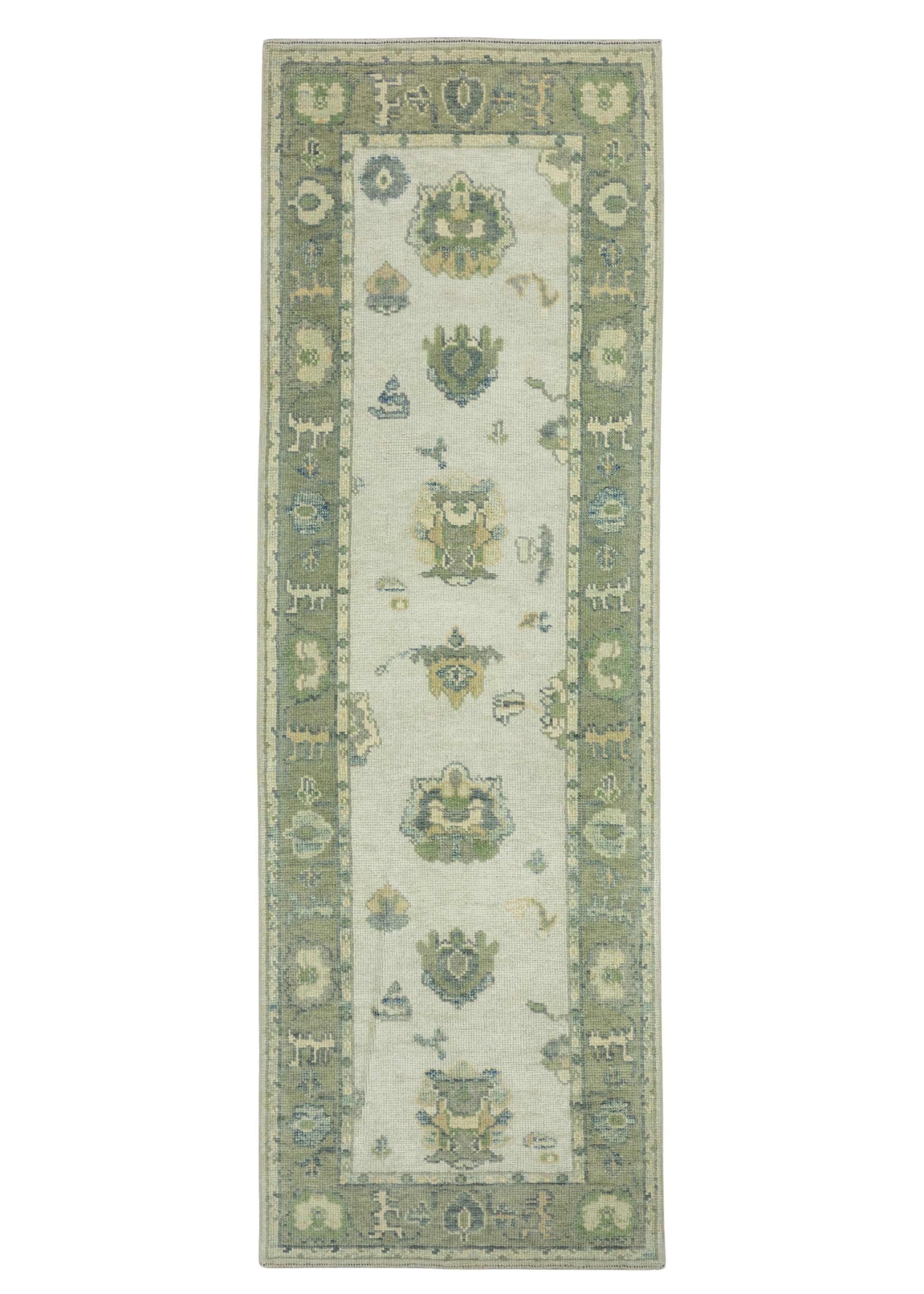 Turkish Oushak Runner Rug 2'9" x 8'4" #17550