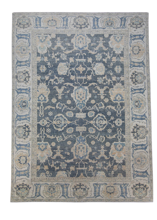 Turkish Antique Look Oushak Rug 11'10" x 16'2" #16535