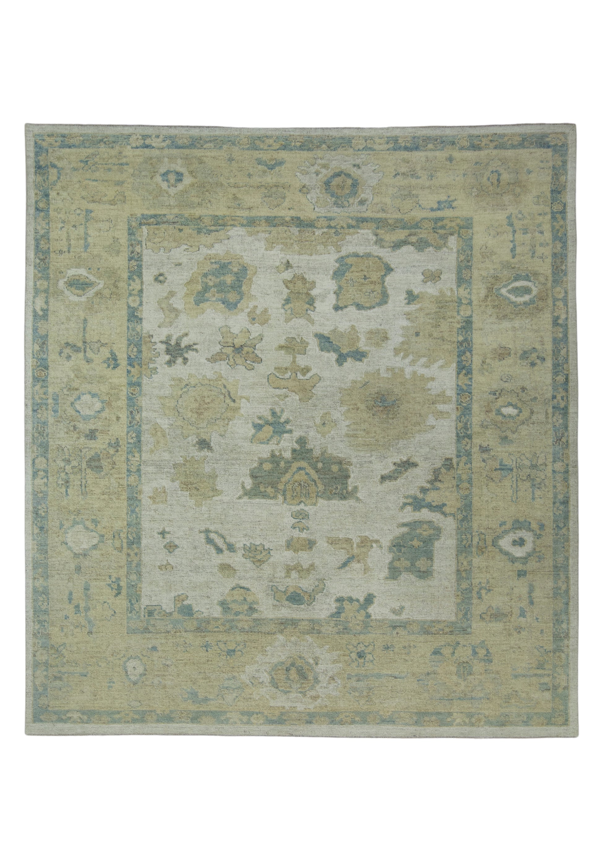 Turkish Oushak Rug 8'5" x 9'3" #17606