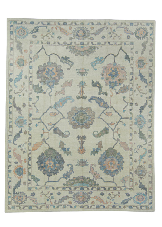 Turkish Oushak Rug 9'1" x 11'8" #17028