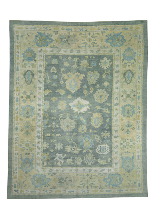 Turkish Oushak Rug 10'9" x 13'7" #18603