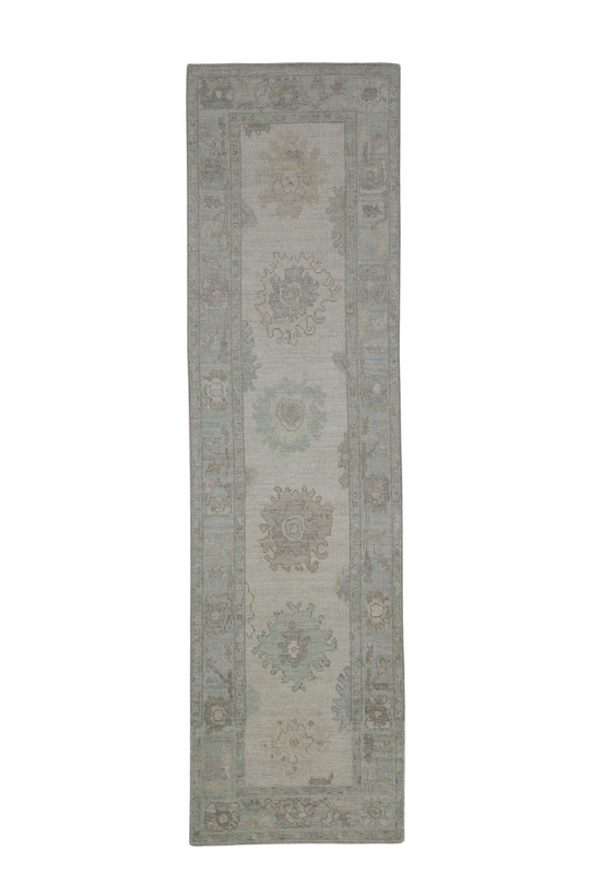 Turkish Oushak Rug 2'10" x 10'5" #11718
