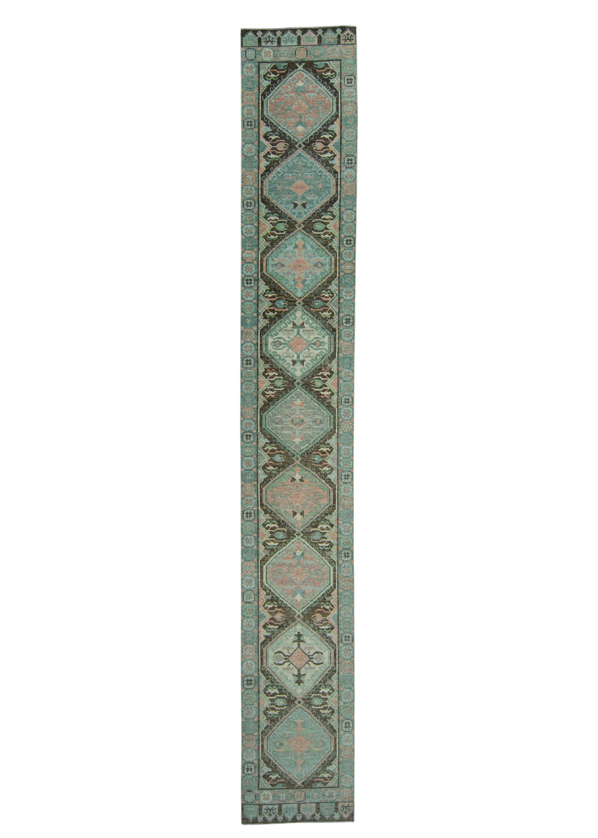 Turkish Oushak Rug 2'1" x 19'11" #20089