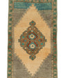 Turkish Mini Rug Oriental Hand Knotted Vintage Rug 1'7" x 2'7" #21268