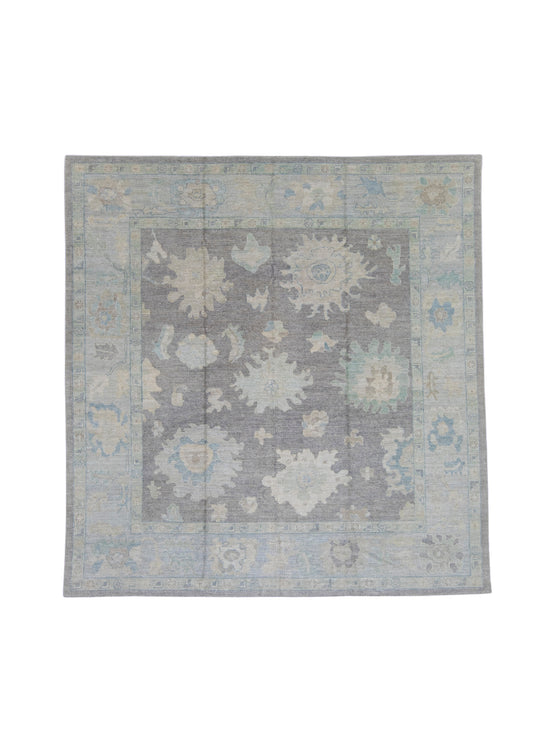 Square Turkish Oushak Rug 10'1" x 10'6" #16452