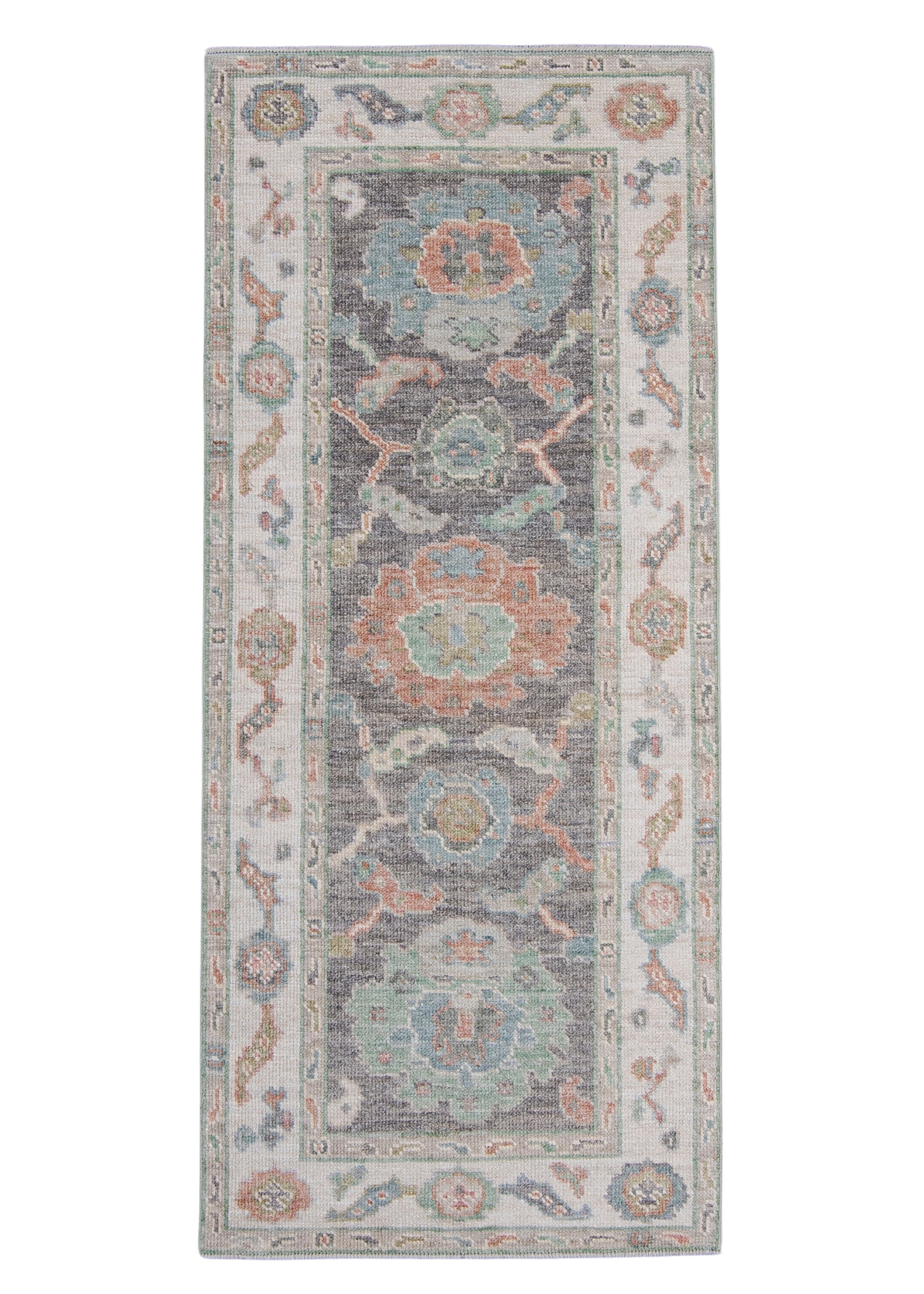 Turkish Oushak Rug 2'8" x 6'3" #16328