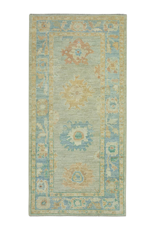 Turkish Oushak Runner Rug 3' x 6'2" #17363