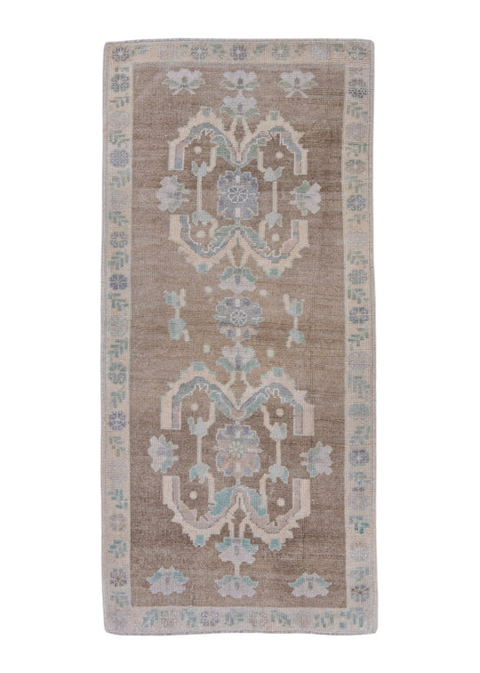 Turkish Vintage Anatolian Runner Rug 3' x 6'3" #7042