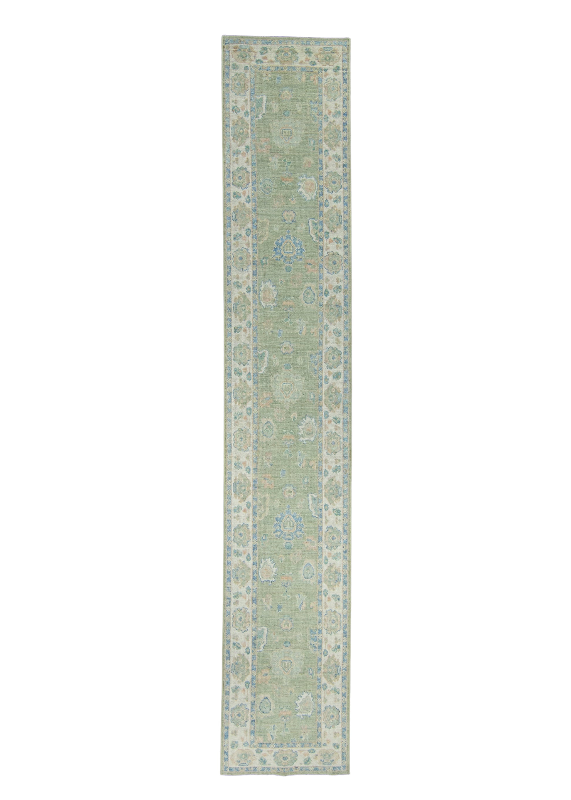 Turkish Oushak Runner Rug 2'10" x 16'1" #17902