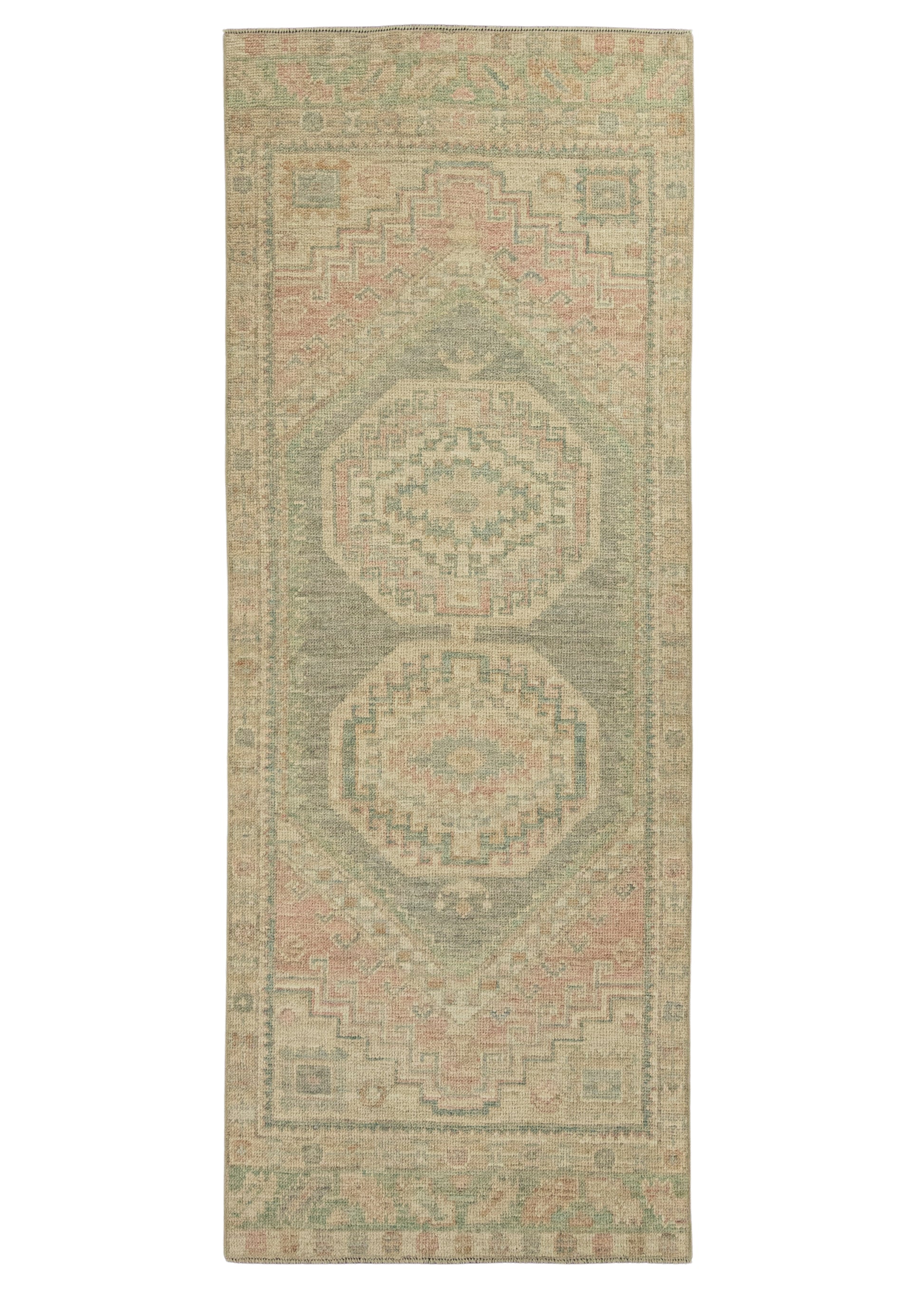 Turkish Oushak Rug 2'10" x 7'7" #20248