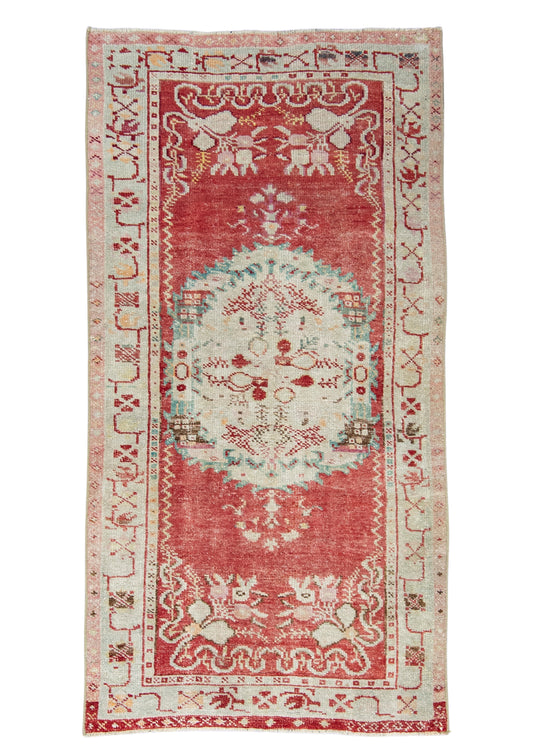 Turkish Vintage Rug 2'10" x 5'5" #17120