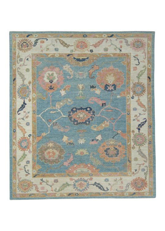 Turkish Oushak Rug 8'2" x 9'5" #17261