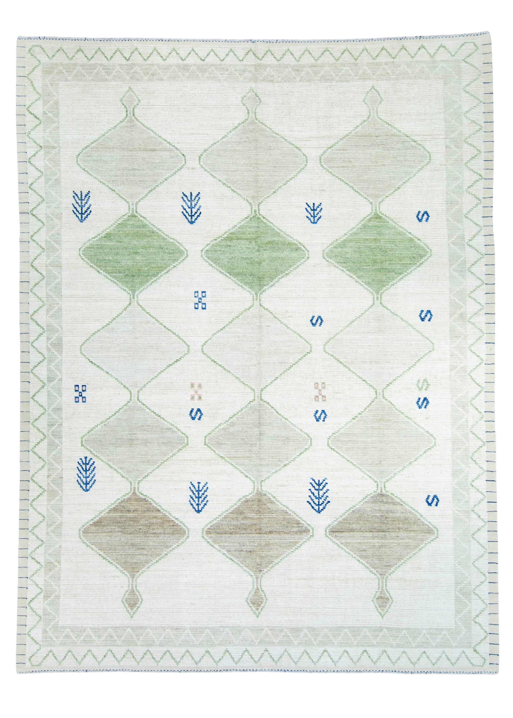 Modern Handmade Rug 10'6" x 13'11" #17168