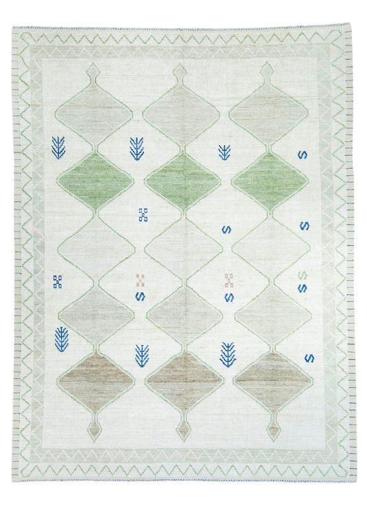 Modern Handmade Rug 10'6" x 13'11" #17168