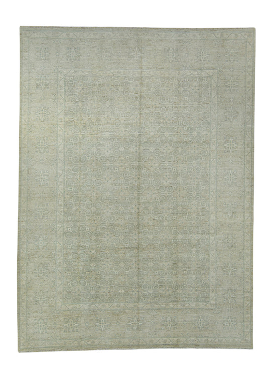 Handwoven Oushak Rug 9' x 12'4" #17704