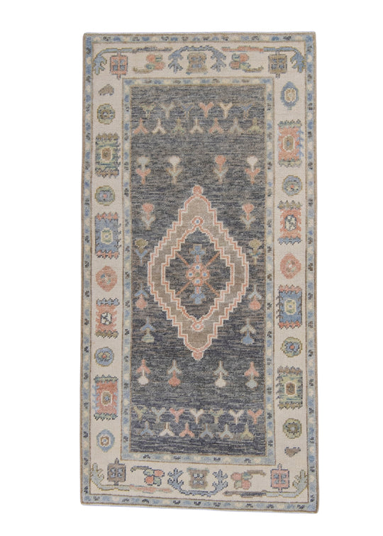 Turkish Oushak Rug 2'11" x 5'10" #16647