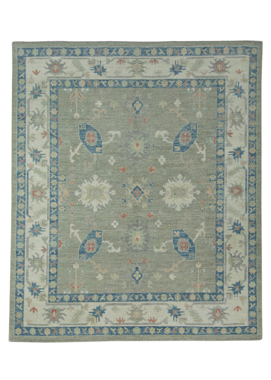 Turkish Oushak Rug 8'7" x 10'2" #17749