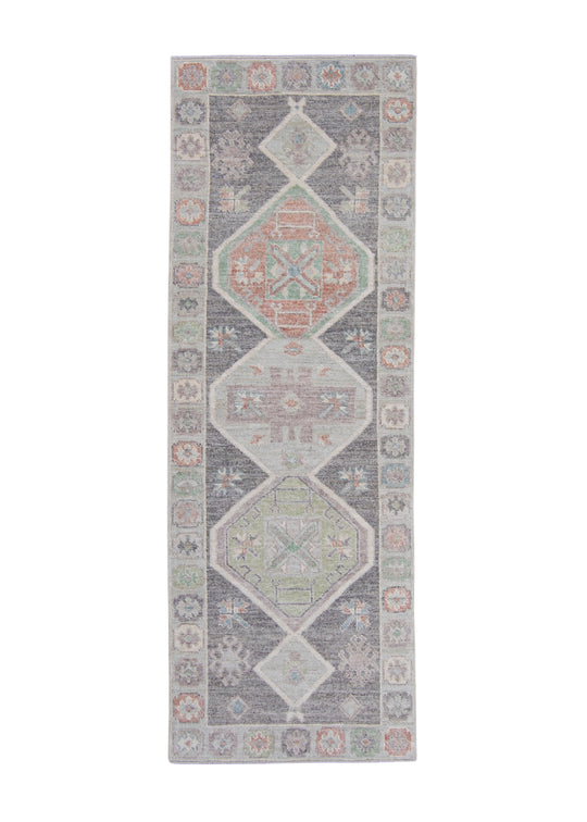 Turkish Oushak Runner Rug 2'11" x 8'4" #16362