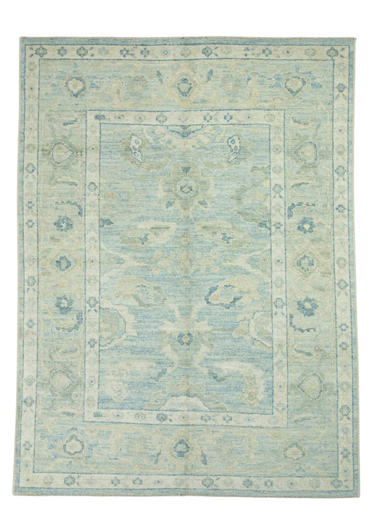 Turkish Oushak Rug 5'2" x 7' #17714
