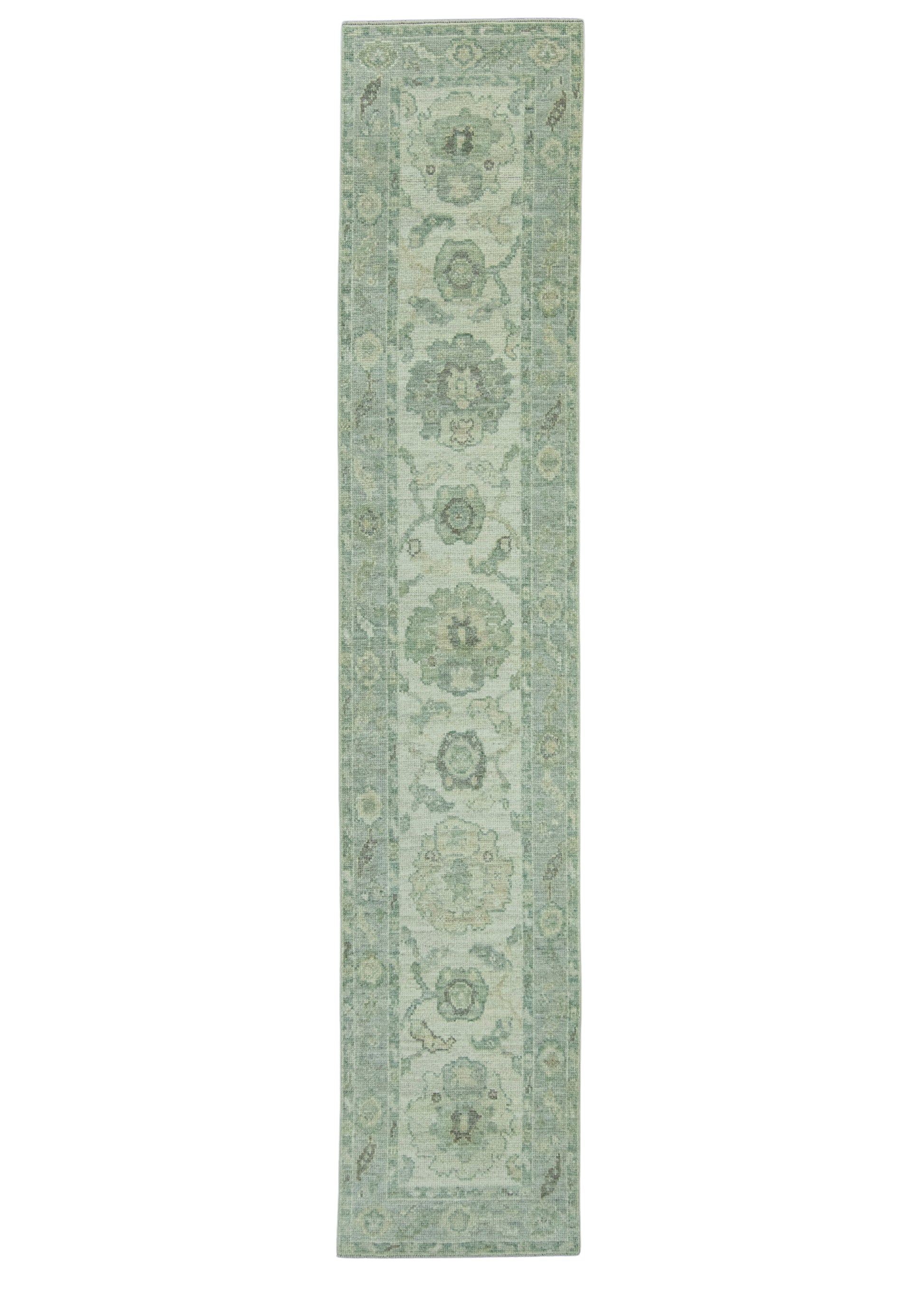 Turkish Oushak Rug 2'1" x 10'8" #19487