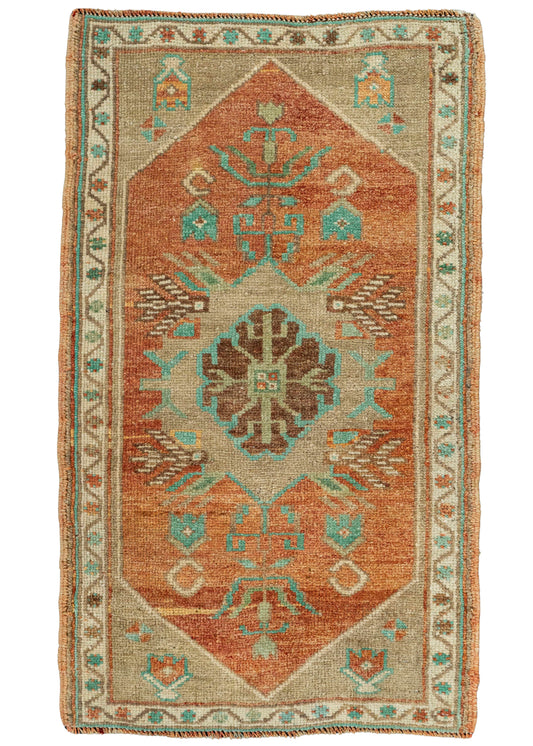 Turkish Yastik Rug  1'9" x  2'11" #22563