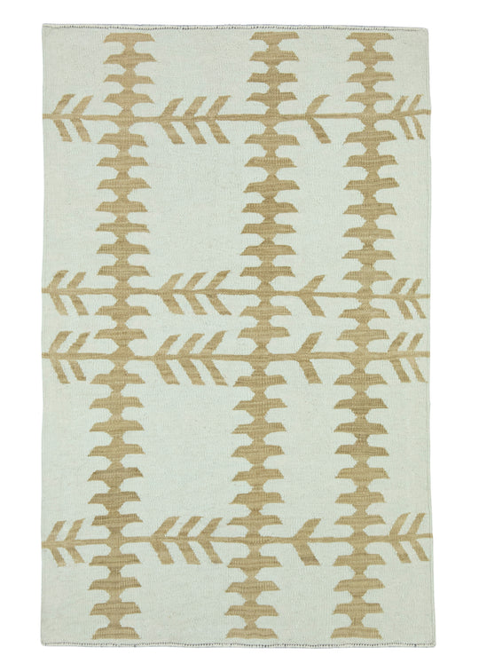 Turkish Kilim Oriental Handmade Flatweave 3' x 4'9" #18172