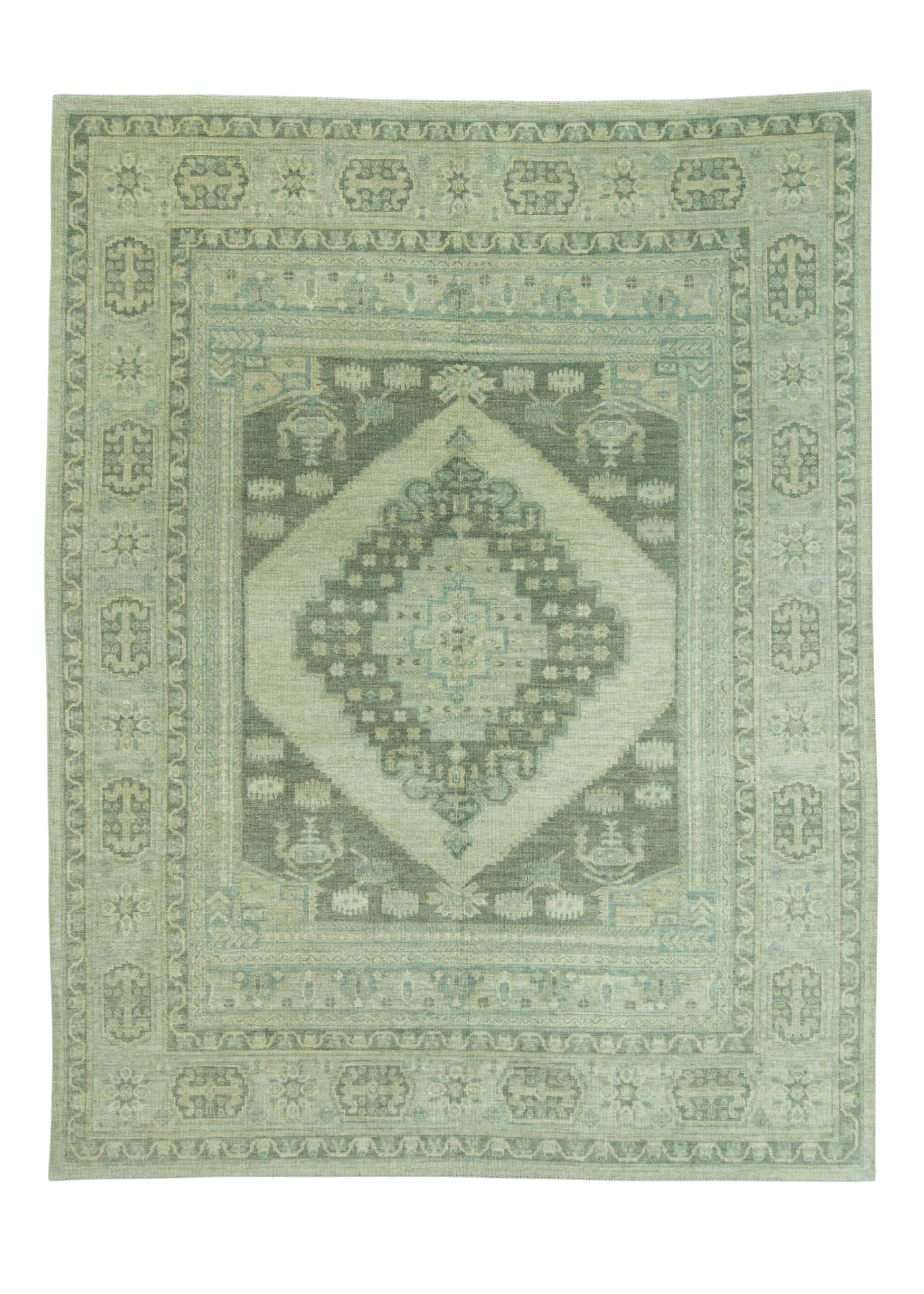 Turkish Oushak Antique Look Rug 8'2" x 10'7" #20049