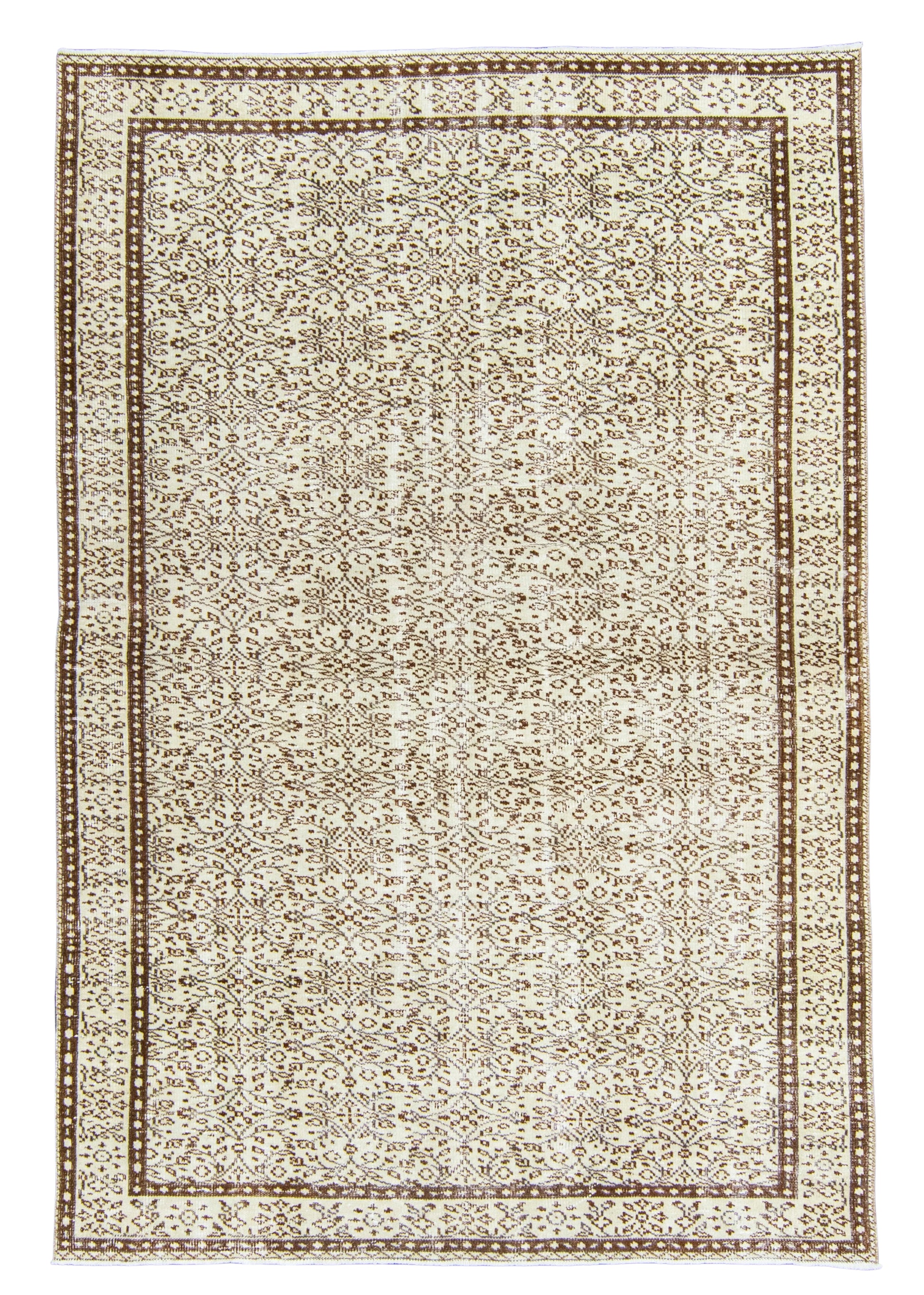 Turkish Vintage Rug  6'7" x 9'9" #21410