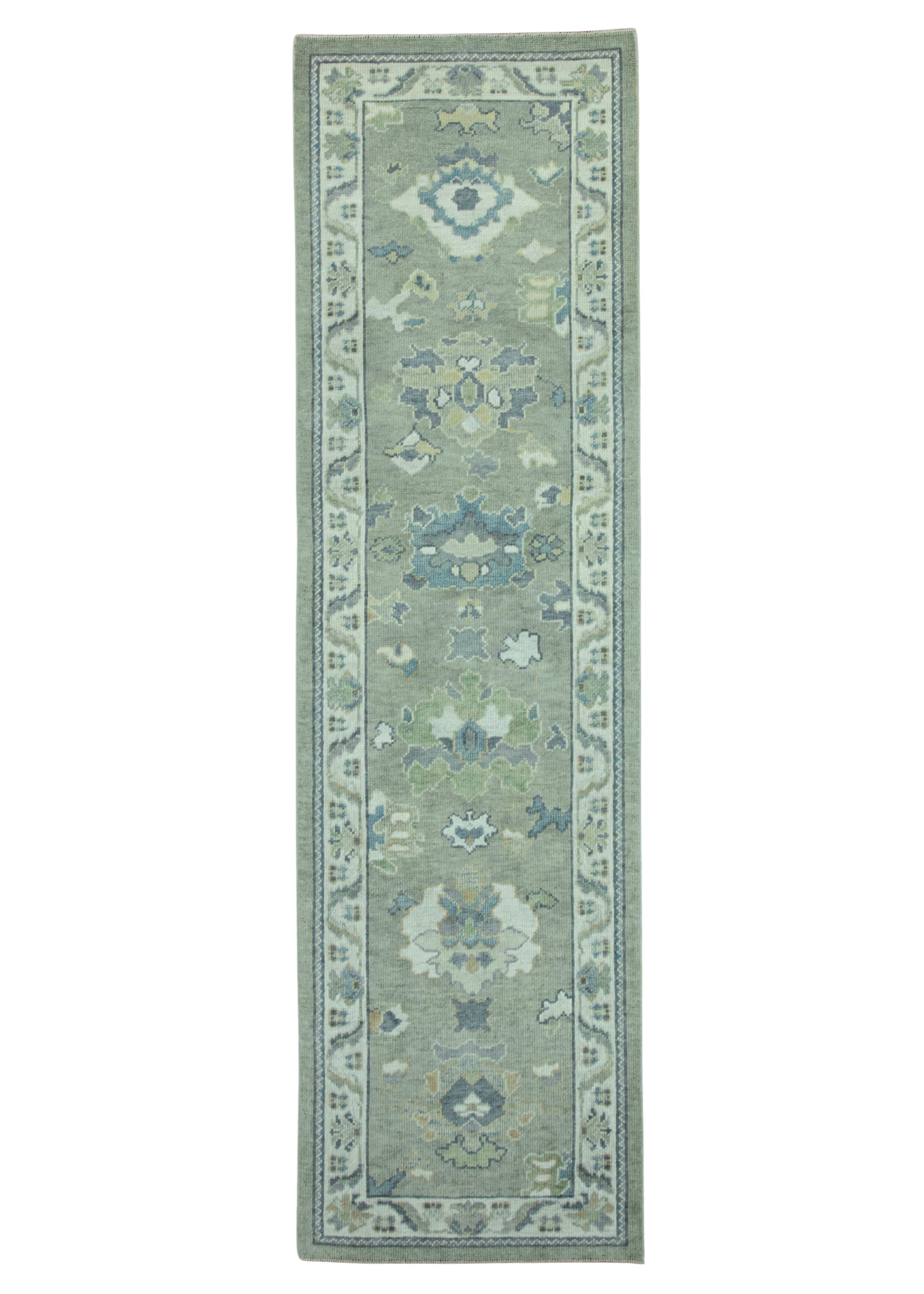 Turkish Oushak Rug 2'9" x 9'10" #19173