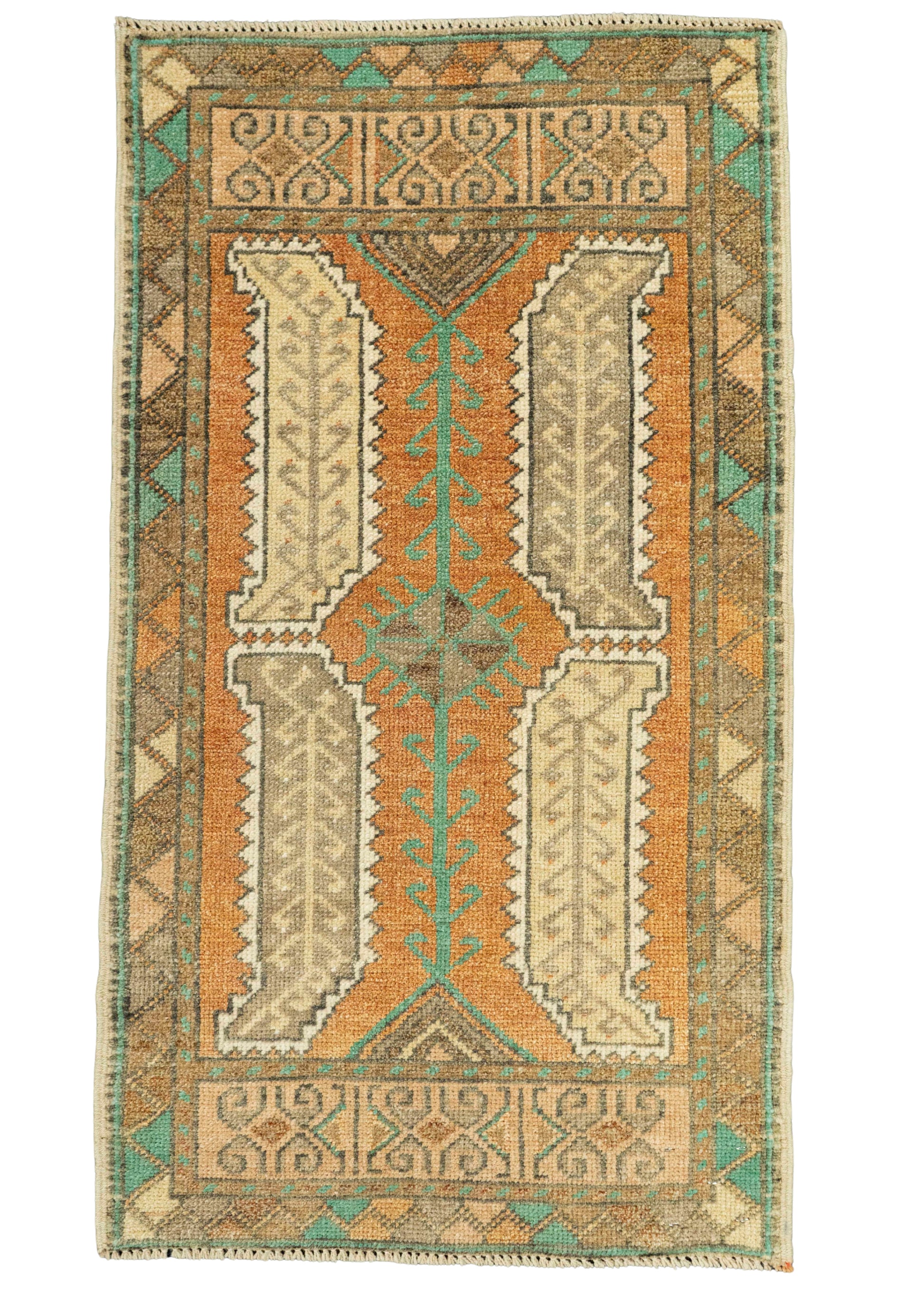 Turkish Yastik Rug  1'8" x  3'0" #23642