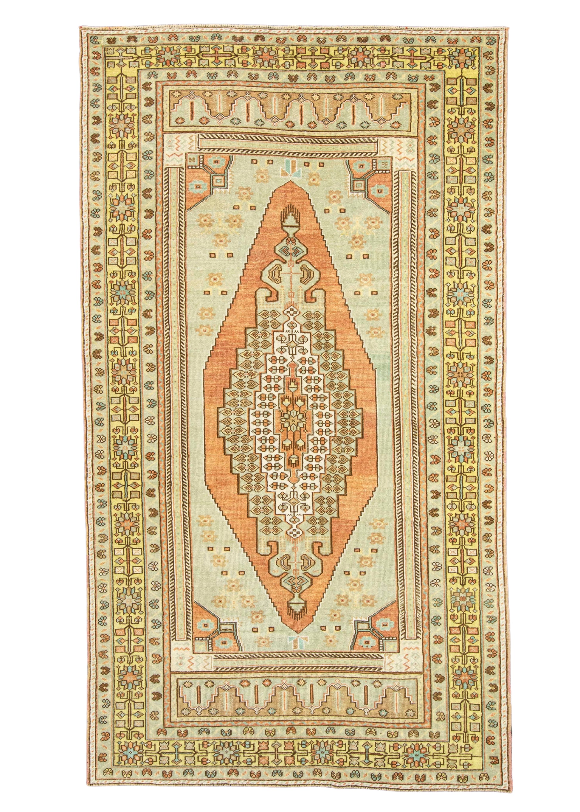 Turkish Vintage Rug 5'1" x 9'2" #22902