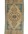 Turkish Mini Rug Oriental Hand Knotted Vintage Rug 1'9" x 3'6" #21244