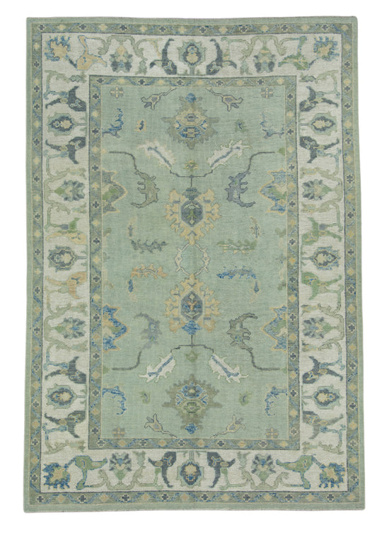 Turkish Oushak Rug 6'1" x 8'11" #17113