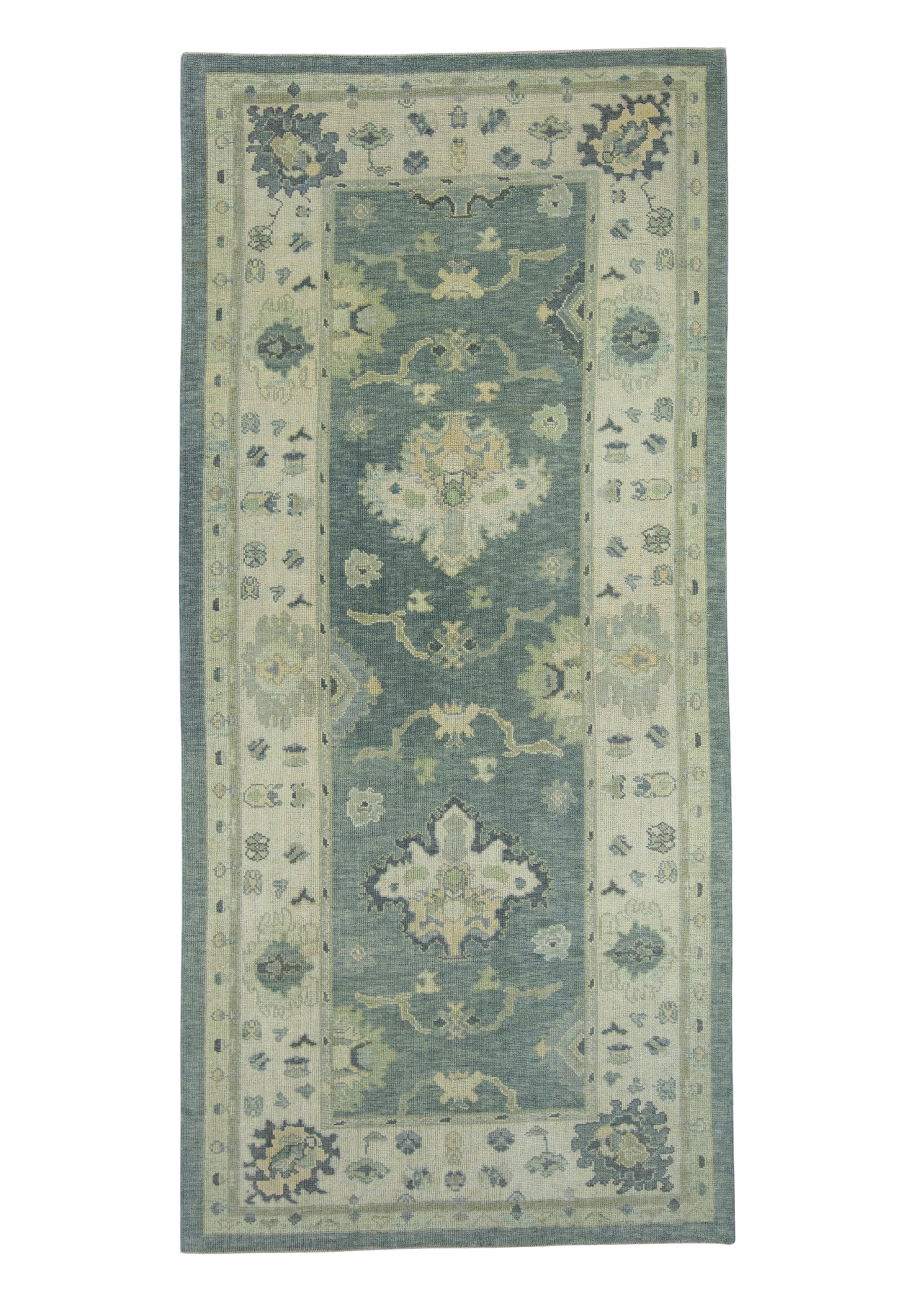 Turkish Oushak Rug 5'4" x 11'6" #18064