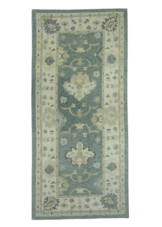 Turkish Oushak Rug 5'4" x 11'6" #18064