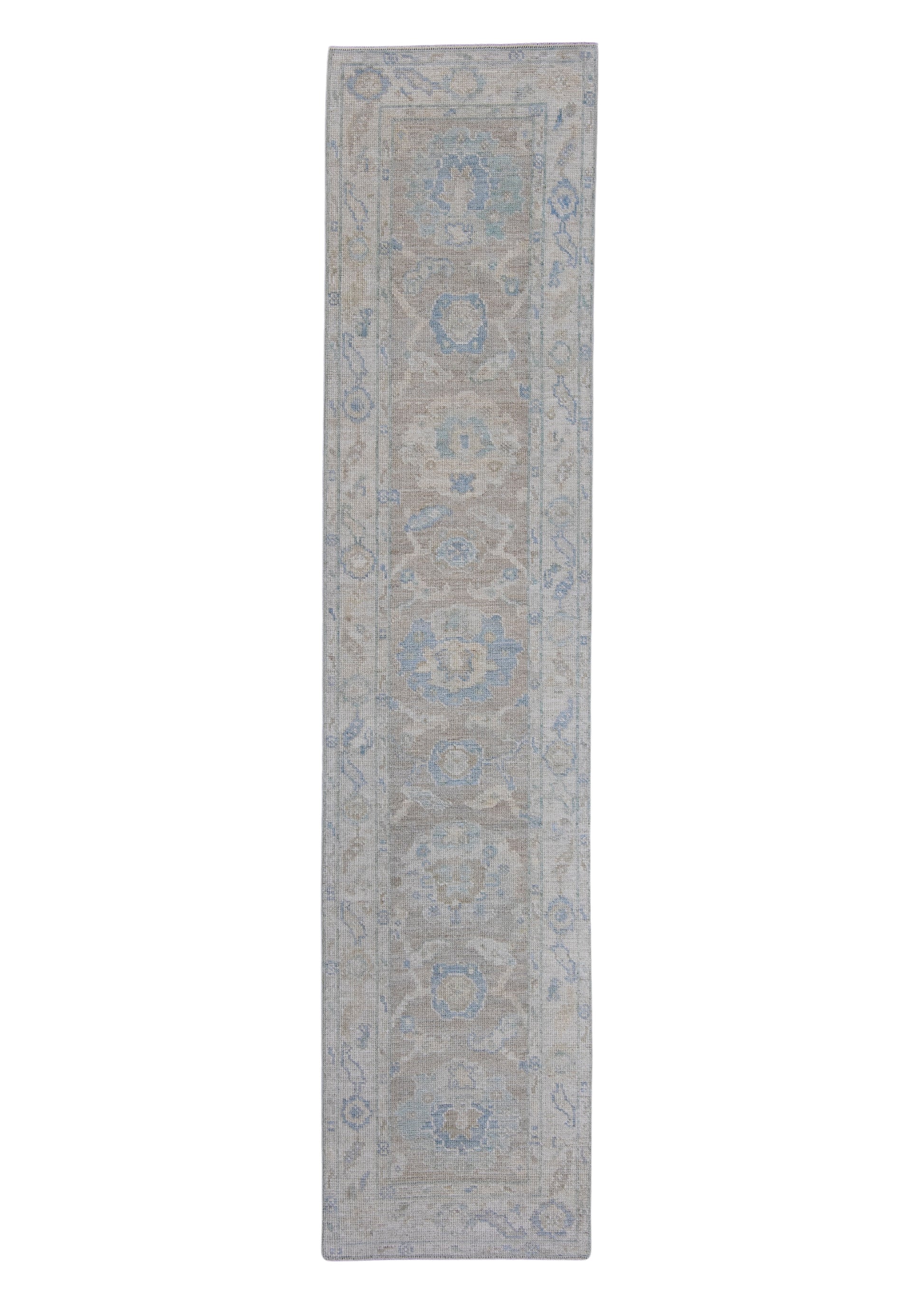Turkish Oushak Runner Rug 2'3" x 10'1" #16197
