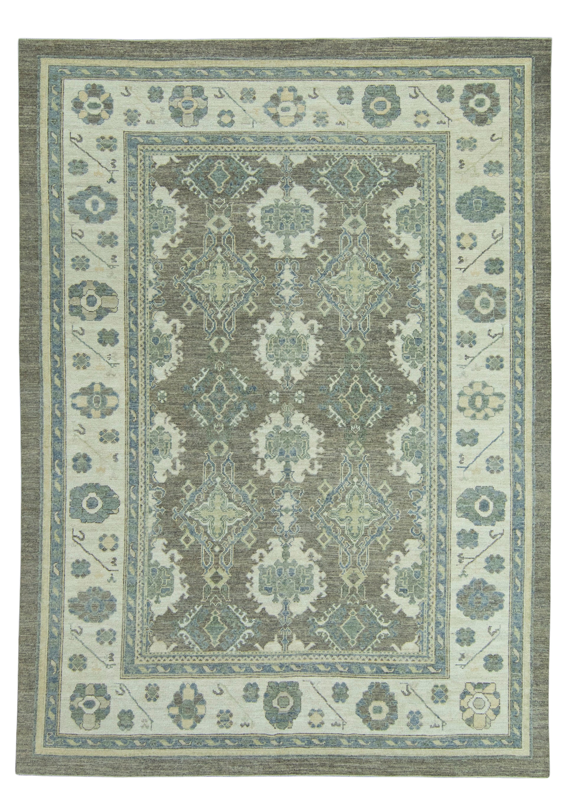 Turkish Oushak Rug 9'2" x 12'6" #19364