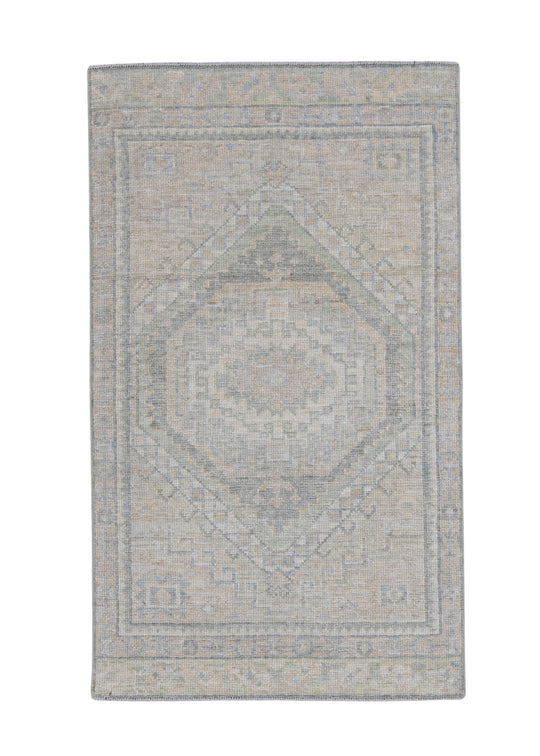 Turkish Oushak Rug 2'10" x 4'10" #16181