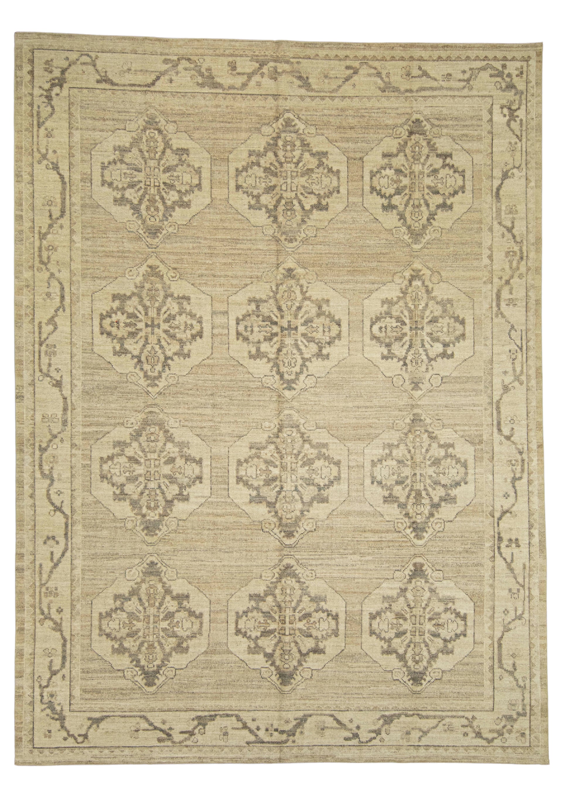 Turkish Oushak Rug 9'3" x 12'7" #23024