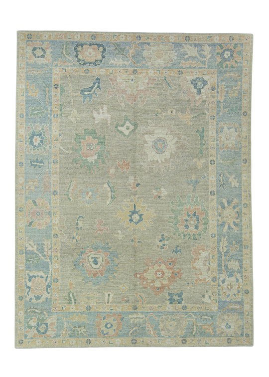 Turkish Oushak Rug 9'2" x 12'2" #17284