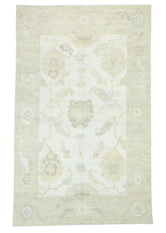 Turkish Oushak Rug 4'9" x 7'7" #19515