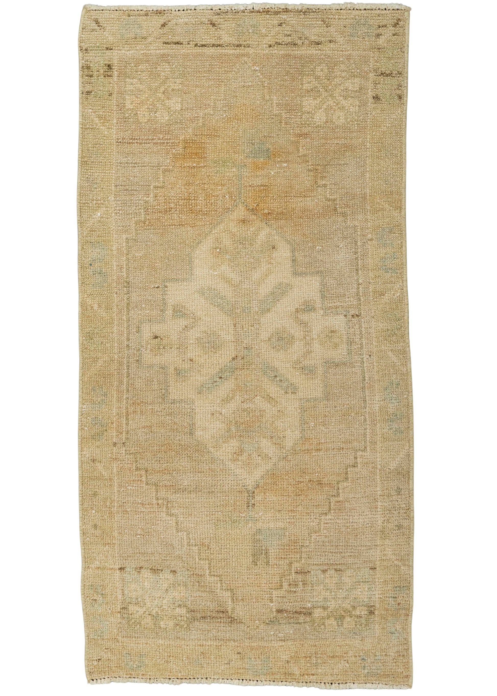 Turkish Mini Rug Oriental Hand Knotted Vintage Rug 1'8" x 3'4" #21180