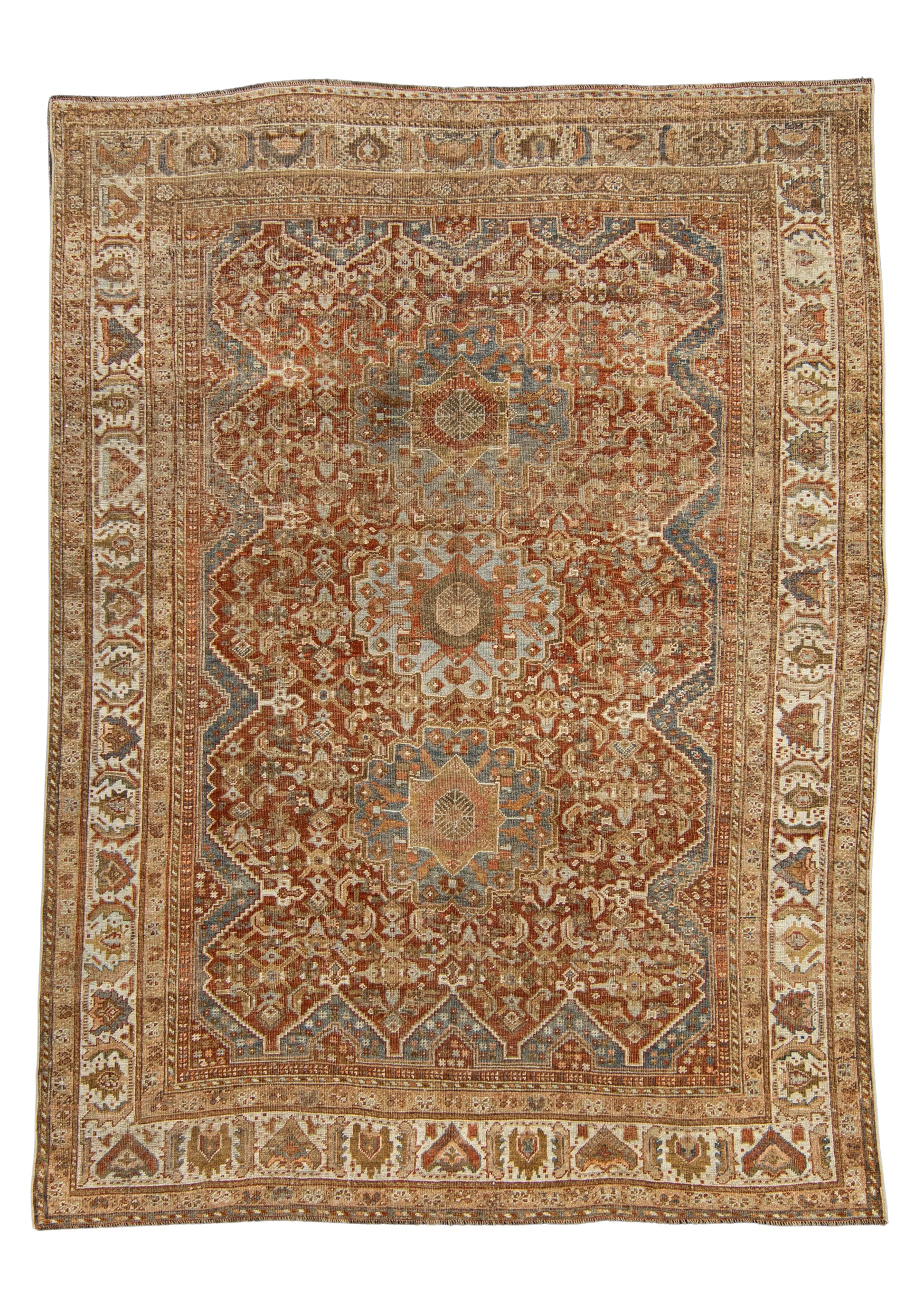 Turkish Antique Runner Rug 7' x 9'7" #23670